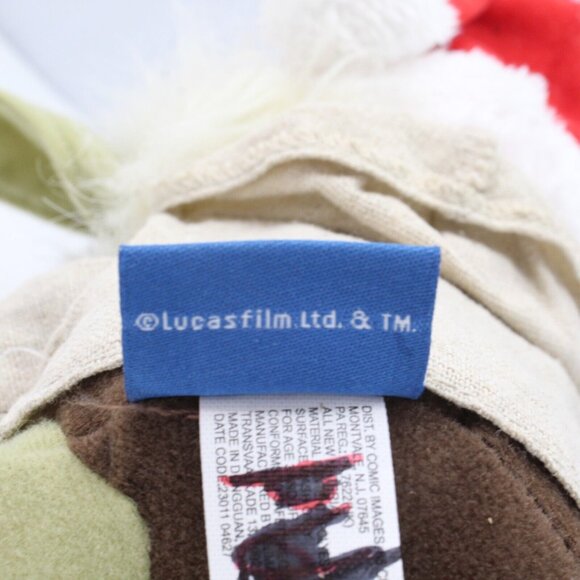Star Wars Master Yoda Plush Toy Santa Hat Christmas Cane Comic Images 8" Stuffed - Picture 7 of 8
